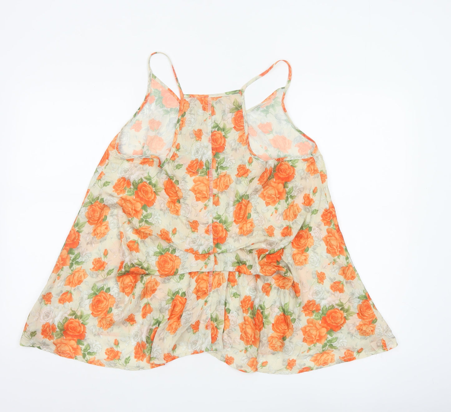 Miss Selfridge Women’s Multicoloured Floral Chiffon Camisole Top Size 12
