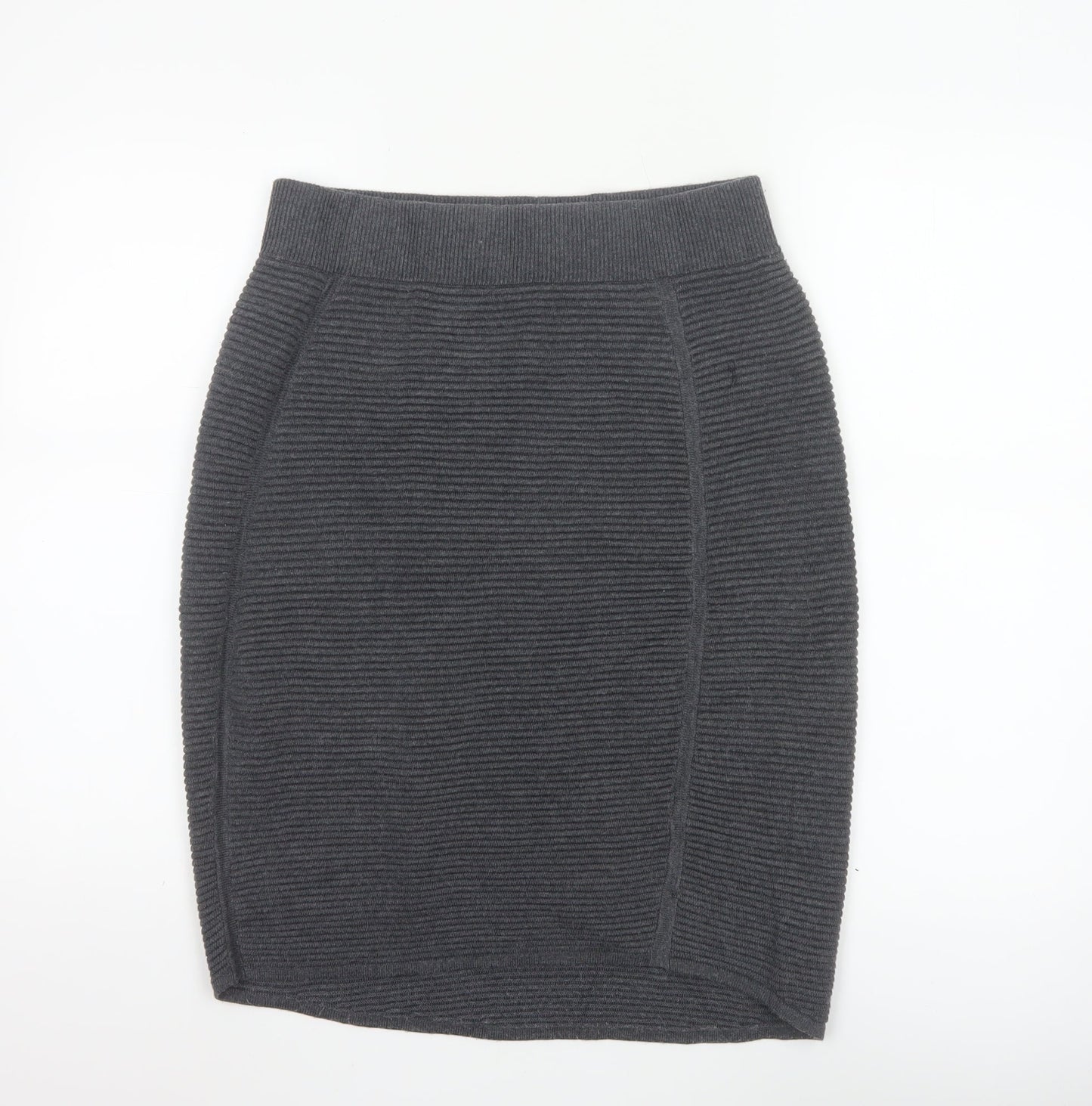 Oliver Bonas Women’s Grey Knit Pencil Skirt Size 10