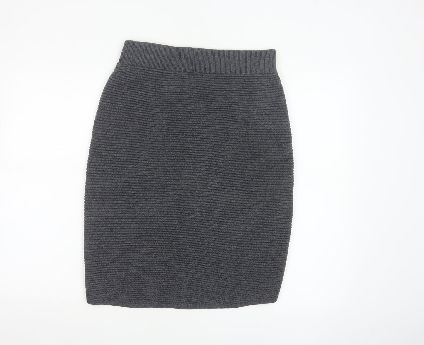 Oliver Bonas Women’s Grey Knit Pencil Skirt Size 10