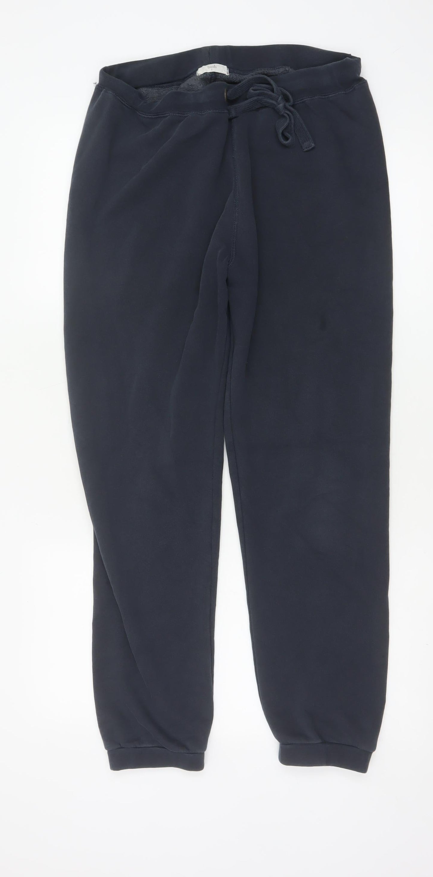 Hush Womens Black Size 8 Jogger Sweatpants Cotton Blend