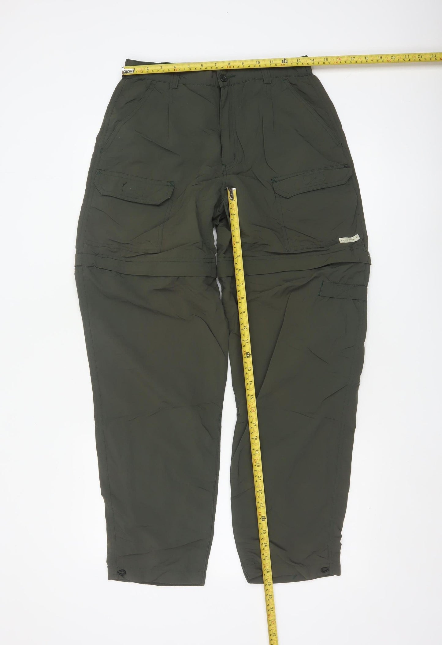 Royal Robbins Women’s Green Nylon Cargo Convertible Trousers Size 8