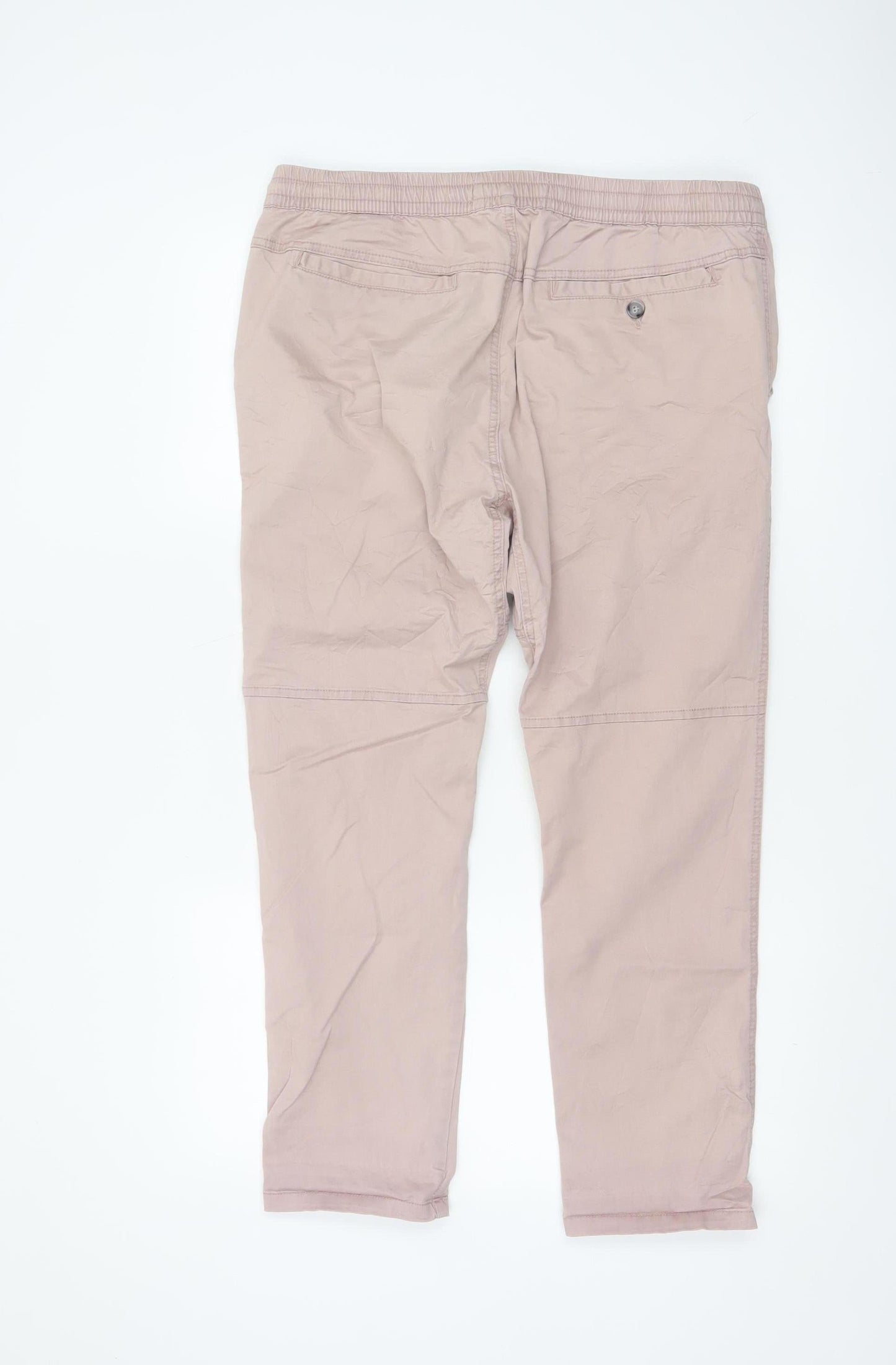 Cotton On Men's Pink Drake Roller Chino Trousers Size L 34in