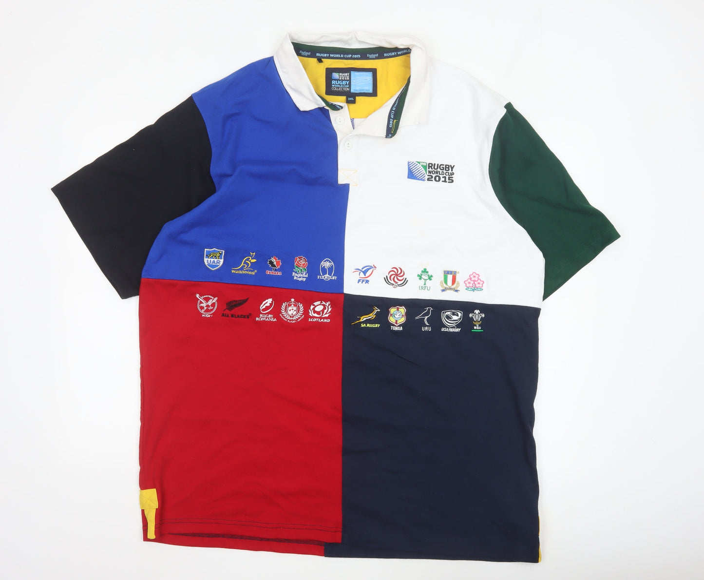 Sportfolio Rugby World Cup 2015 Men's Multicoloured 3XL Polo Shirt