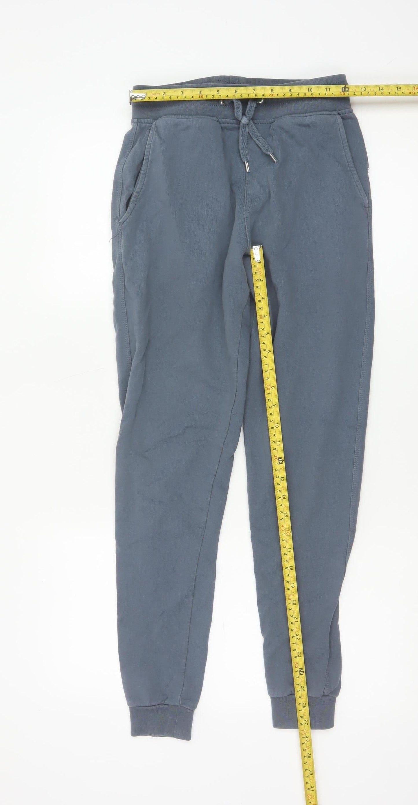ASOS Men’s Blue Jogger Trousers 2XS Cotton Elastic Waist Casual