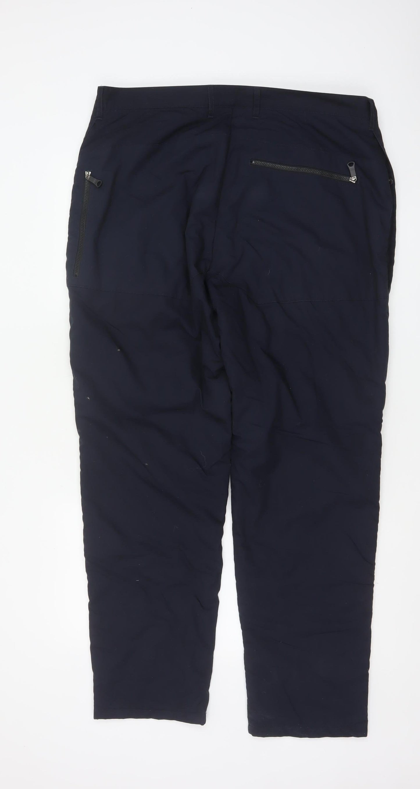 Rohan Men's Blue 38R Cargo Travel Trousers Polyester Cotton