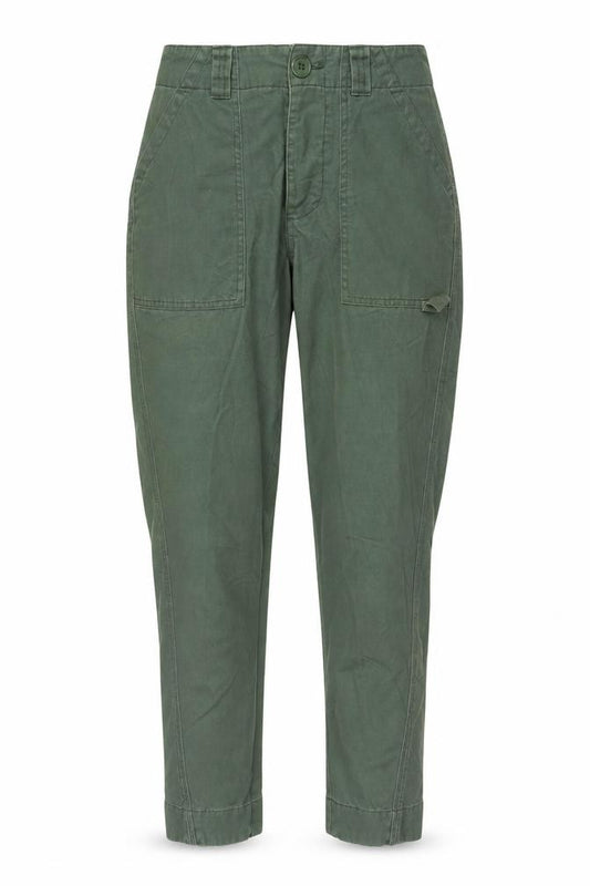 ASOS Women’s Green Cargo Trousers Size 6 Cotton Utility Pants