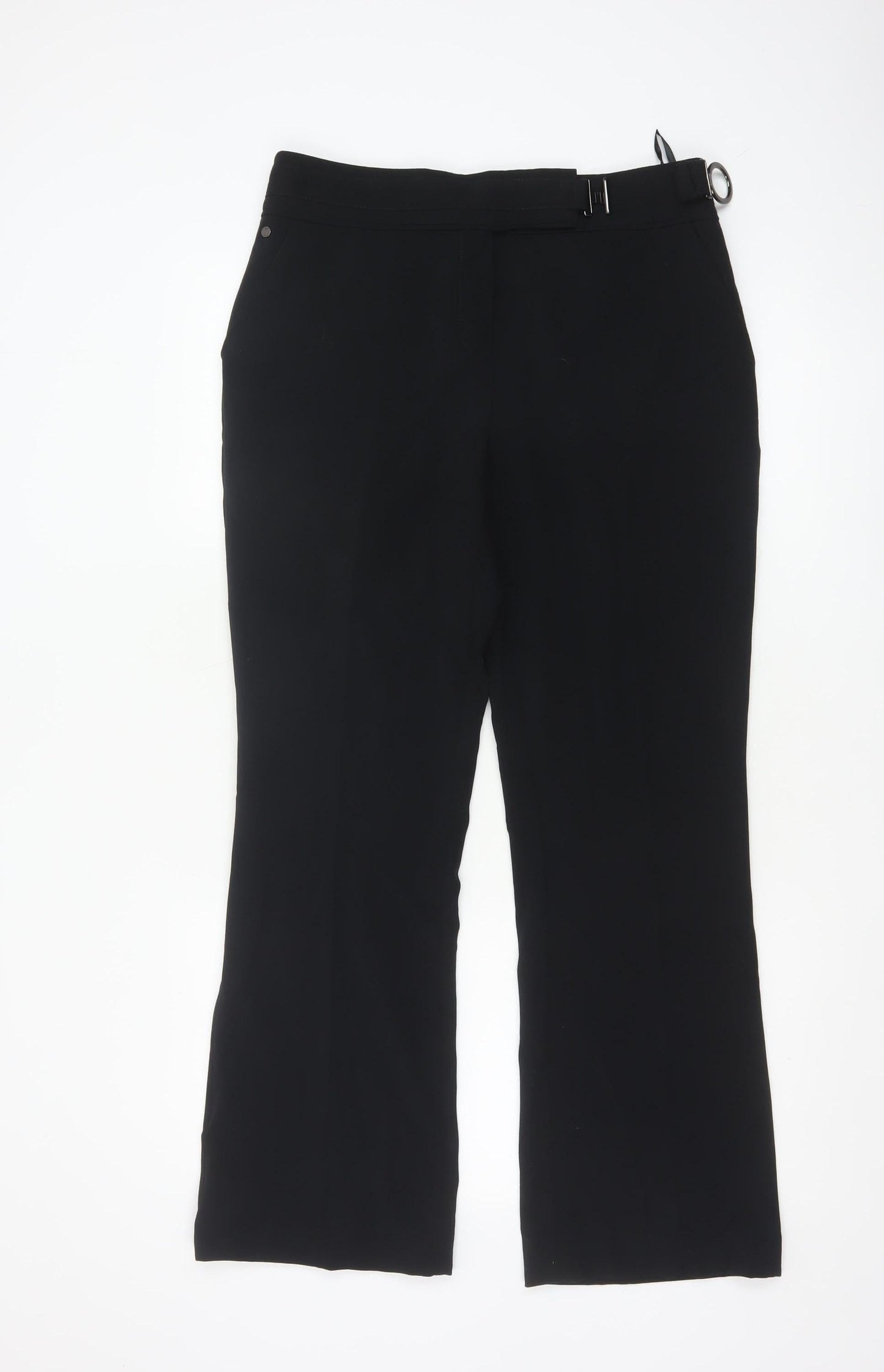 Marks and Spencer Per Una Women's Black Size 12 Bootcut Trousers
