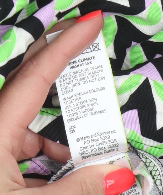 Marks and Spencer Women’s Multicoloured Size 20 Shirt Dress