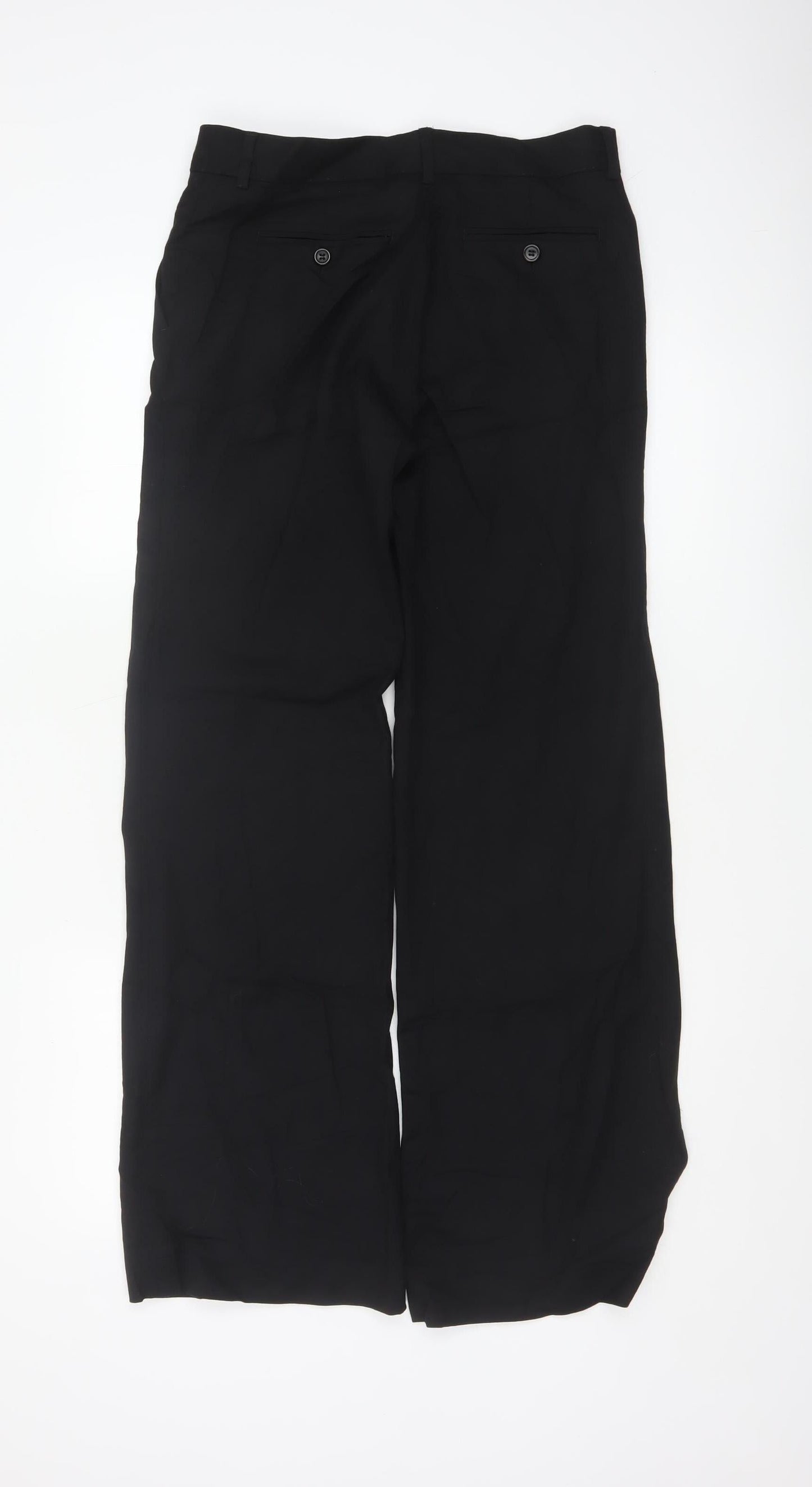 Nicole Farhi Women's Black Wool Dress Pants Size 10