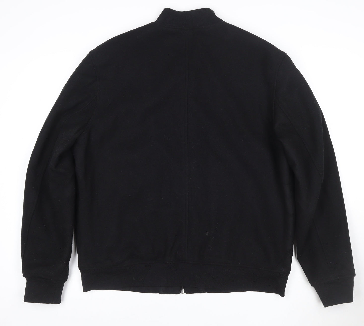 Marks and Spencer Men's Black L Bomber Jacket Cotton Blend