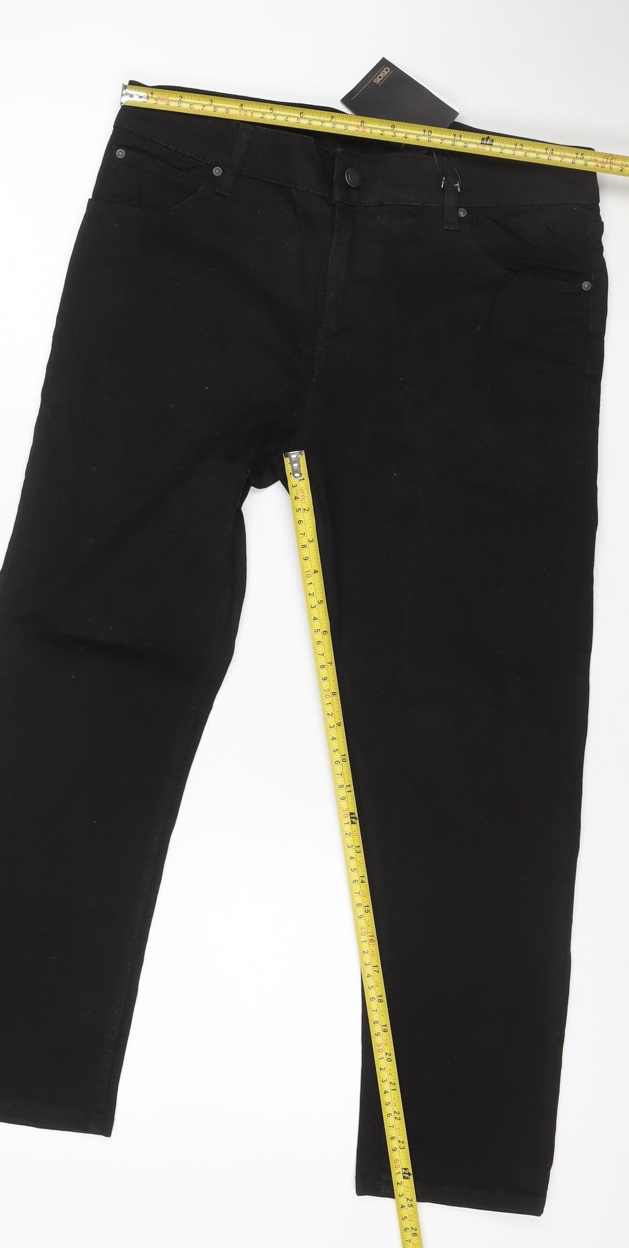 ASOS Men's Black Slim Fit Stretch Denim Jeans W33 L32