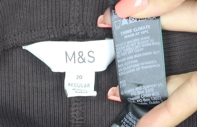 Marks and Spencer Women’s Brown Size 20 Bodycon Stretch Dress