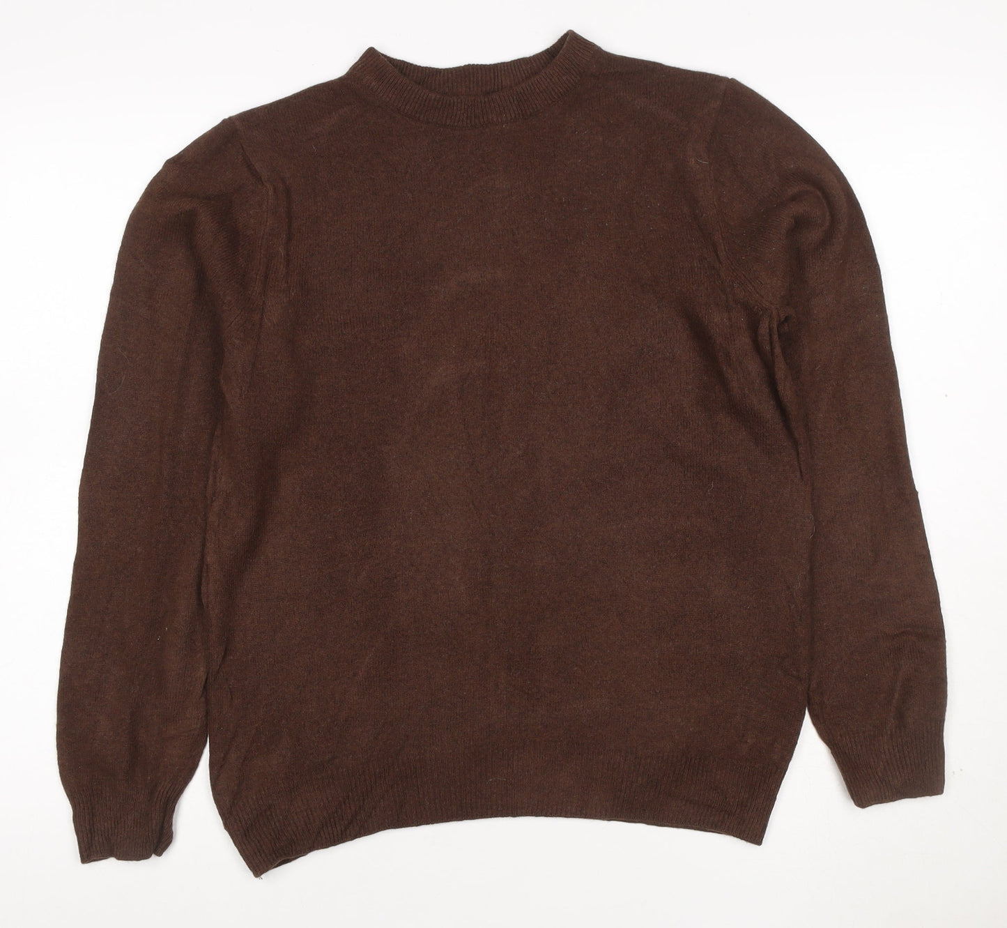 Marks and Spencer Men's Brown Wool Pullover Jumper M