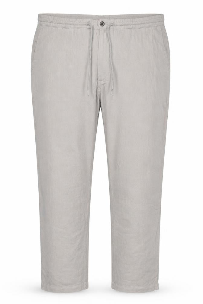 Marks & Spencer Men’s Beige Linen Blend Regular Fit Chino Trousers 46/29