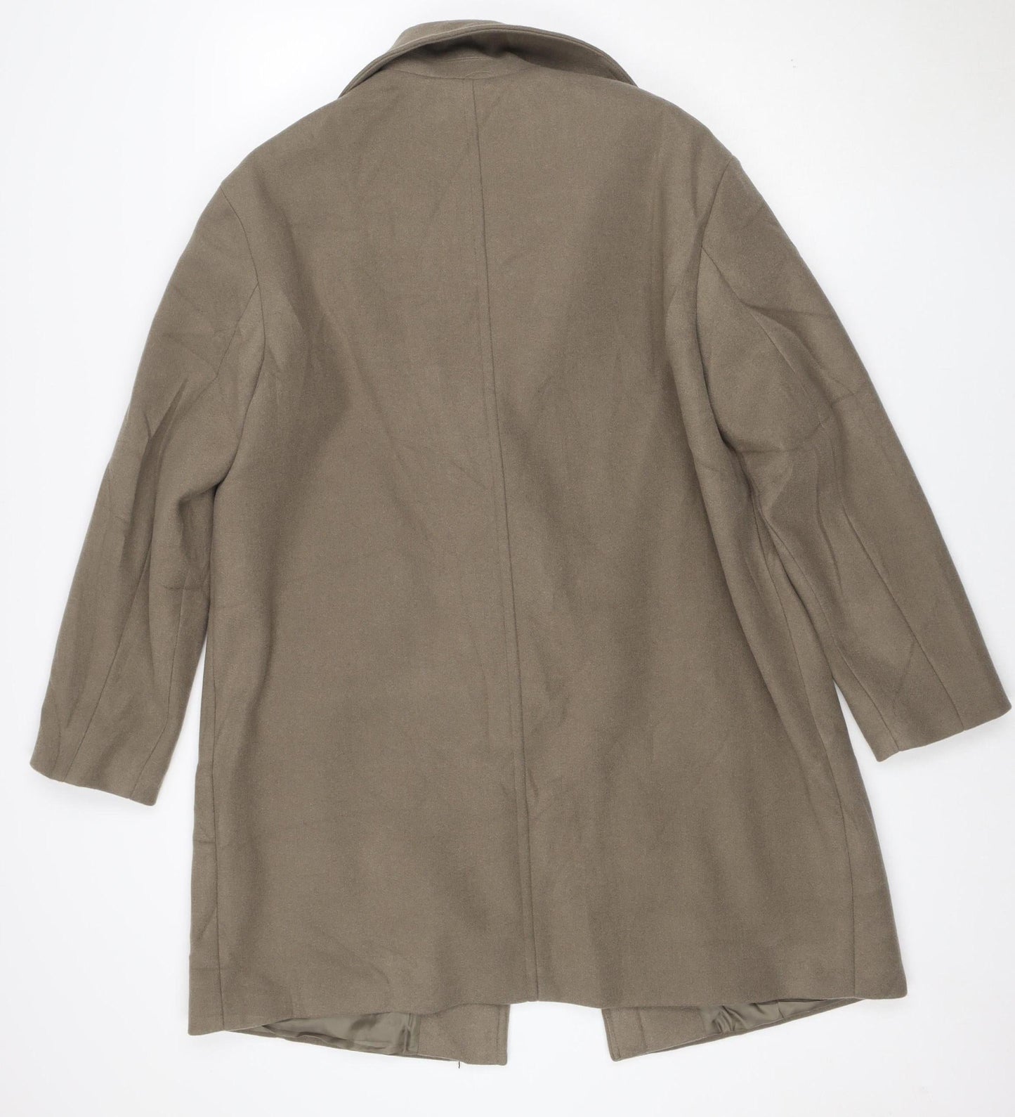 Marks and Spencer Women's Brown Size 16 Classic Overcoat