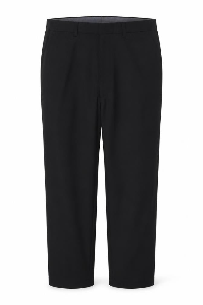 Marks & Spencer Men's Black 36 Regular Fit Dress Trousers