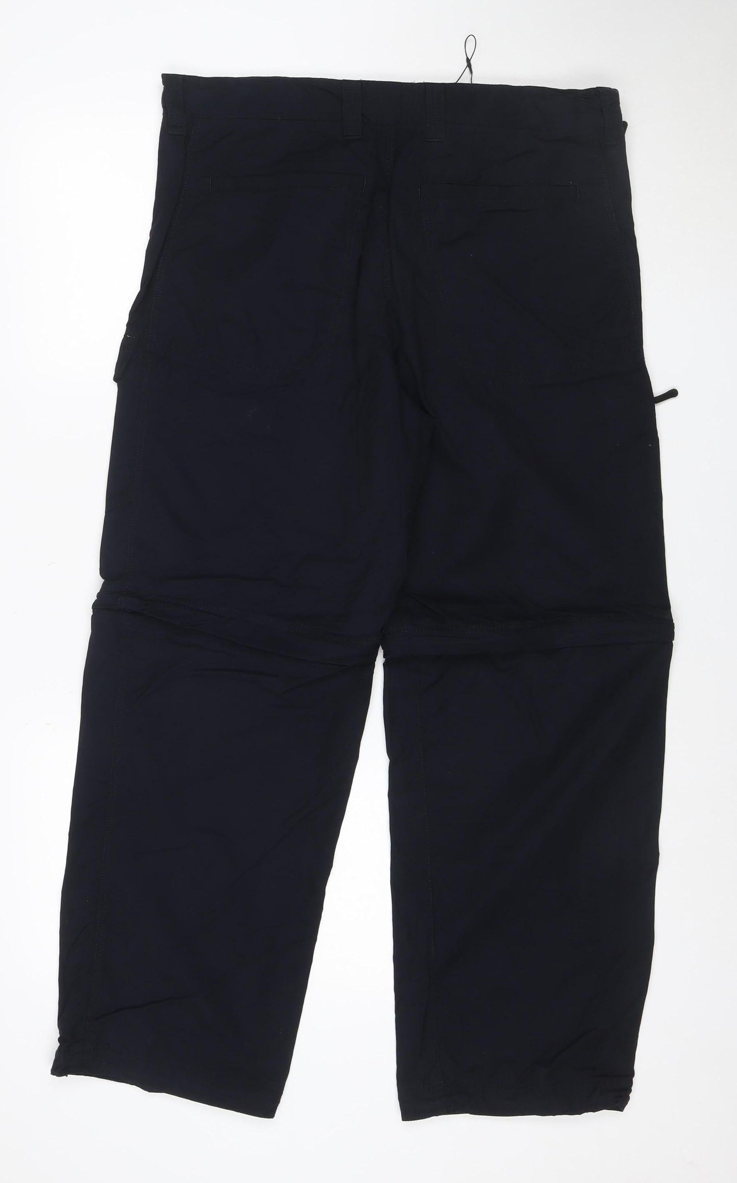 Marks and Spencer Men’s Black 36 Regular Cargo Convertible Trousers