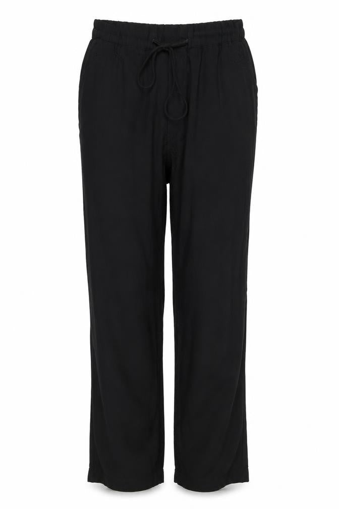 Marks & Spencer Women’s Black Size 8 Long Peg Trousers Viscose