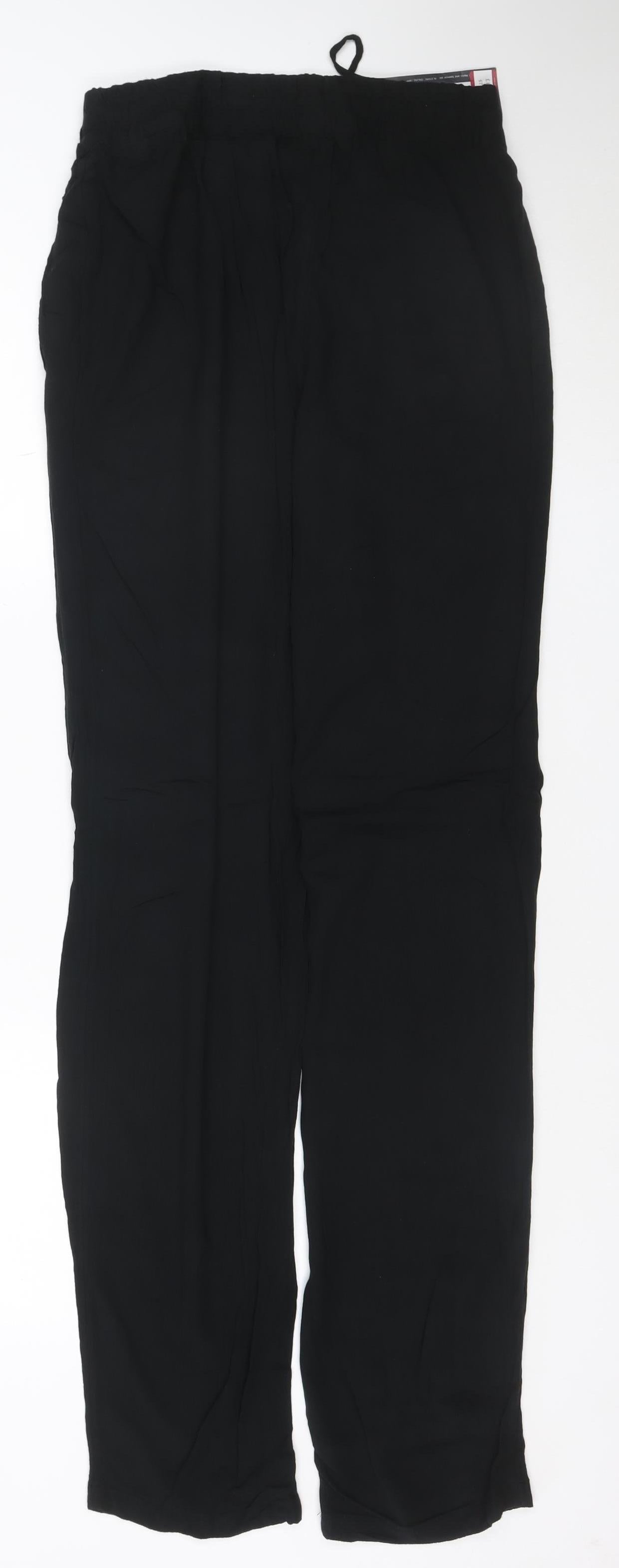 Marks and Spencer Women’s Black Size 8 Long Peg Trousers Viscose