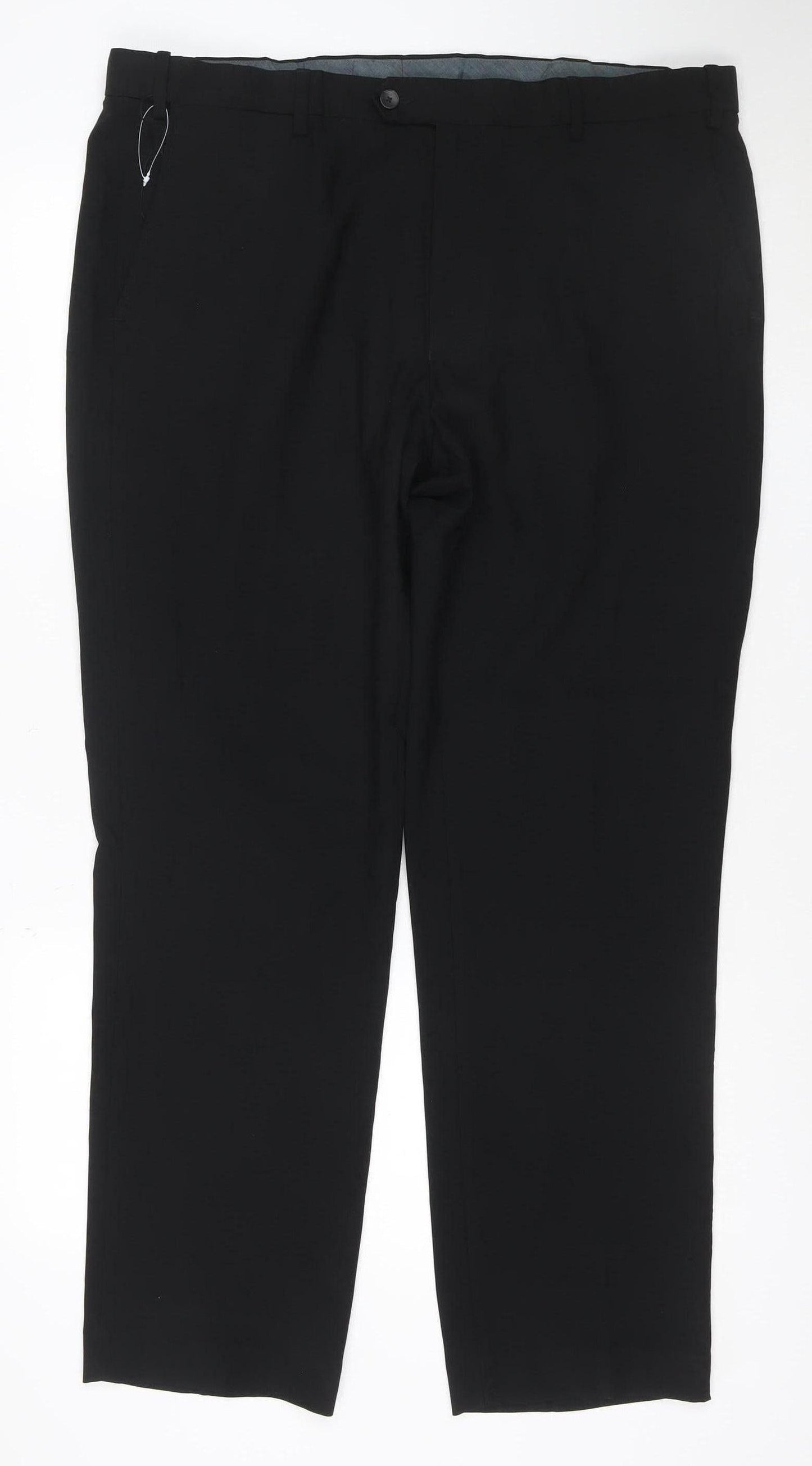 Marks and Spencer Men’s Black 40 Regular Dress Trousers