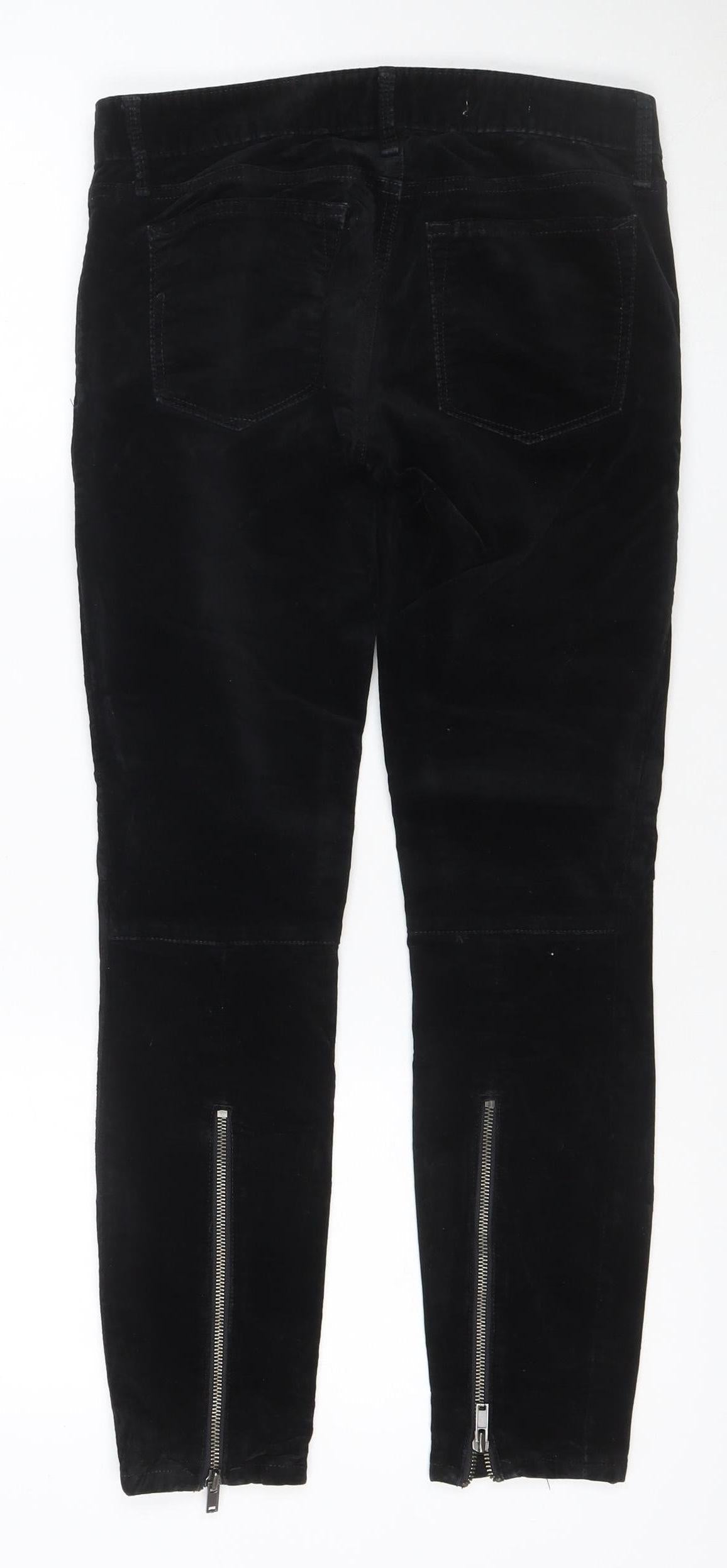 Gap 1969 Always Skinny Black Velvet Jegging Women's Size 26