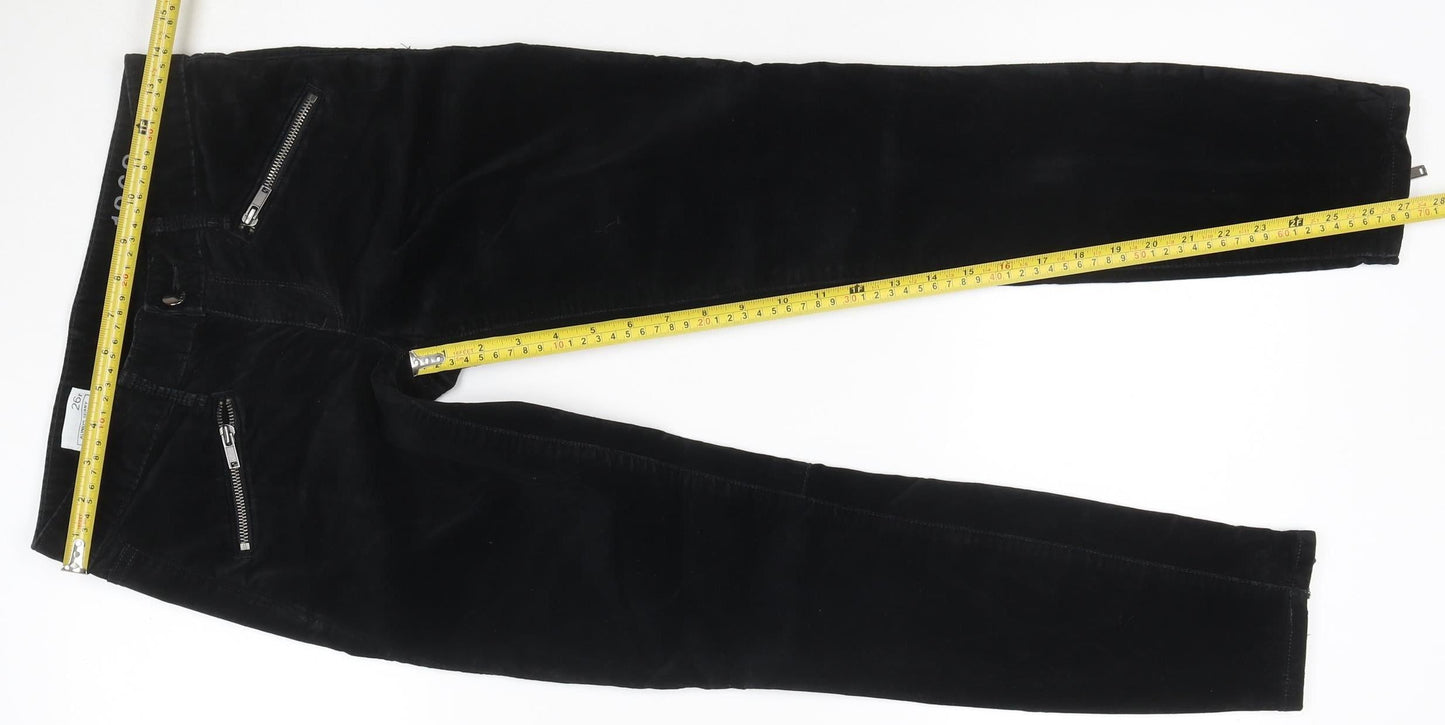 Gap 1969 Always Skinny Black Velvet Jegging Women's Size 26