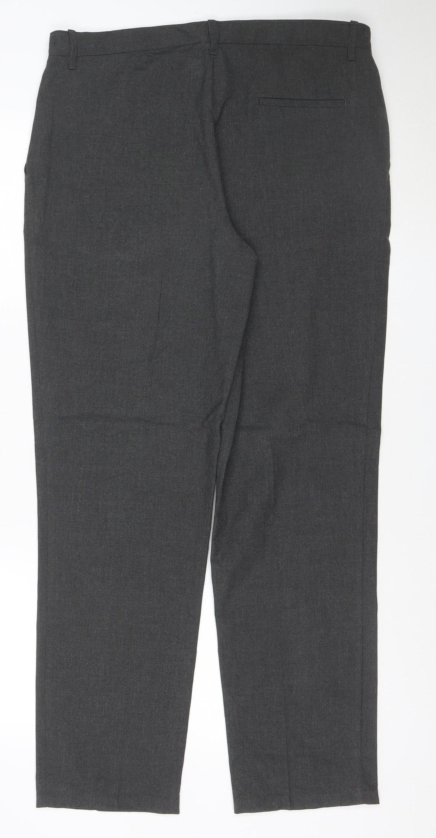 Marks and Spencer Boys Grey 16 Years Dress Pants Regular Fit School Trousers