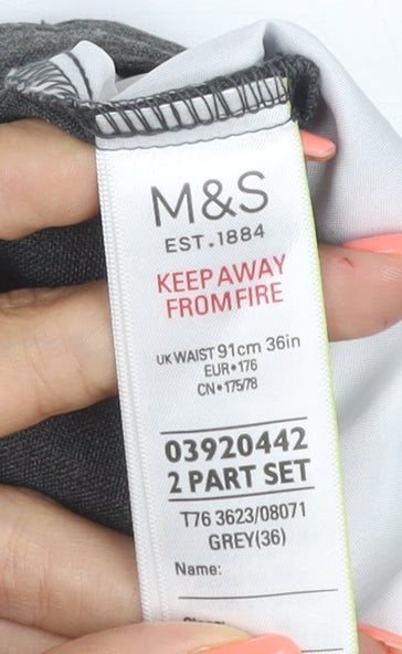 Marks and Spencer Boys Grey 16 Years Dress Pants Regular Fit School Trousers