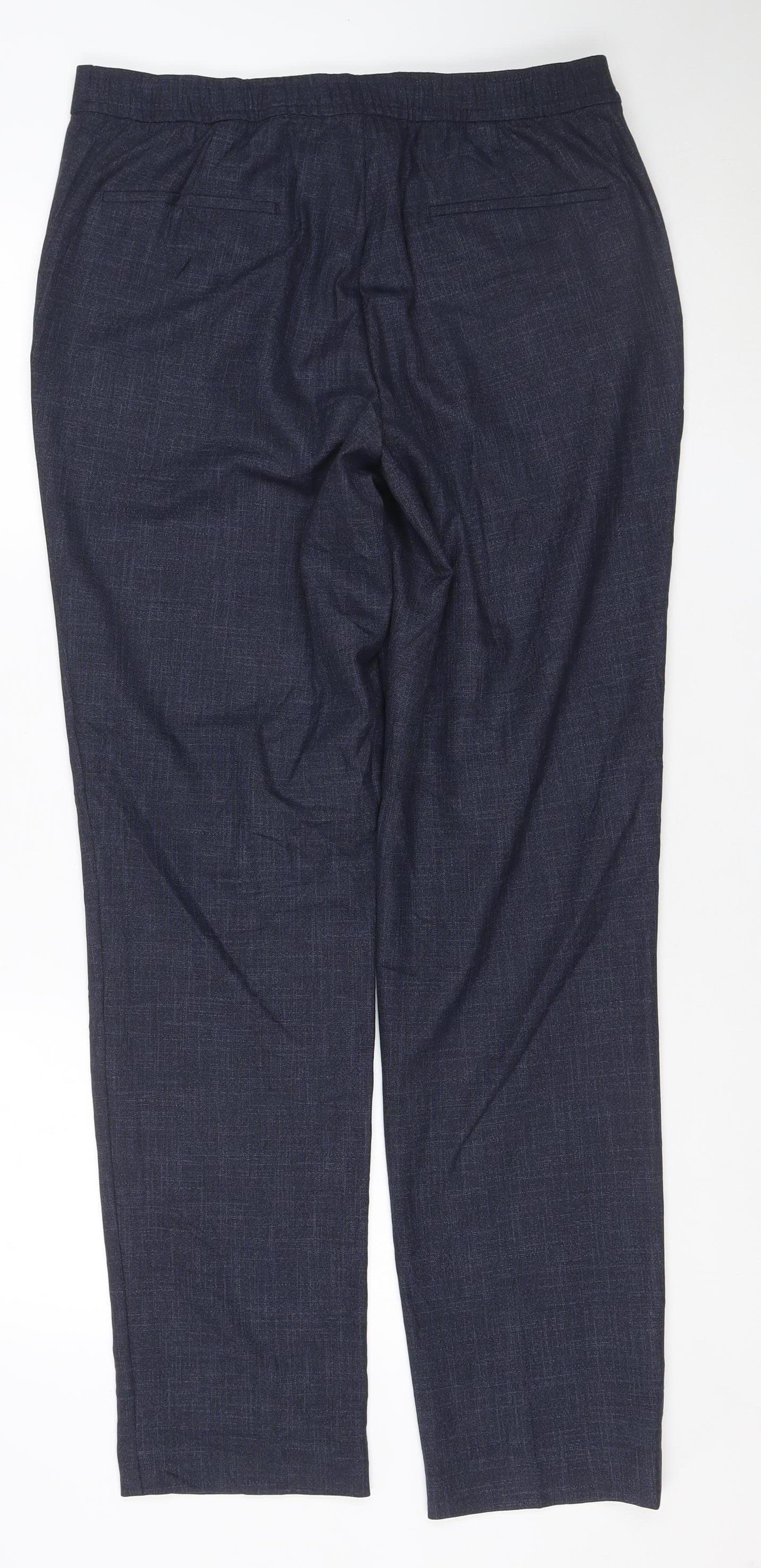 Marks and Spencer Men’s Blue Slim Fit Dress Pants 36L