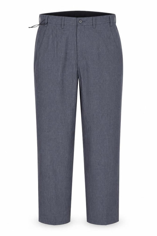 Marks & Spencer Men's Grey Regular Fit Chino Trousers 30in Waist