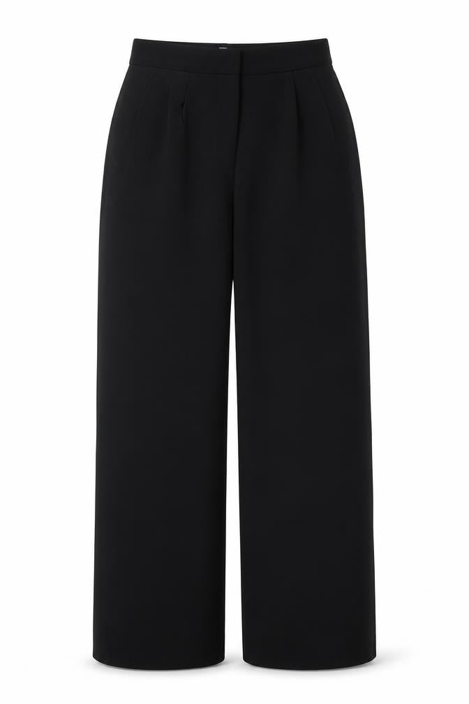 Marks & Spencer Women's Black Size 8 Tapered Trousers