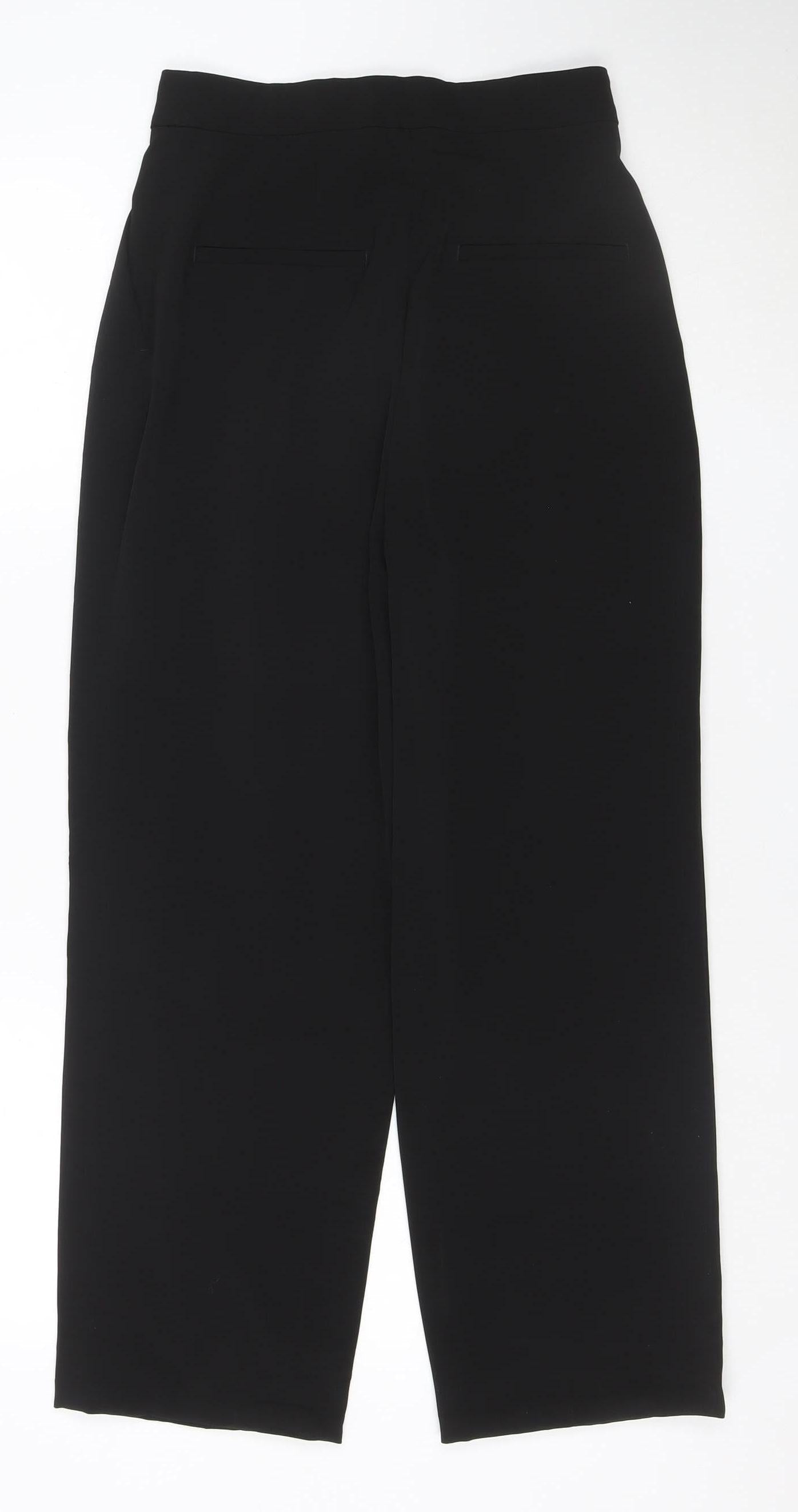 Marks and Spencer Women's Black Size 8 Tapered Trousers