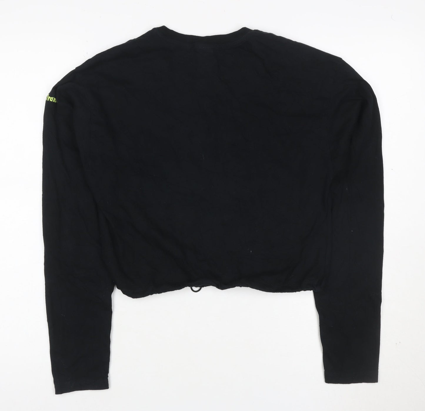 Urban Outfitters Women's Black Cotton Pullover Sweatshirt M