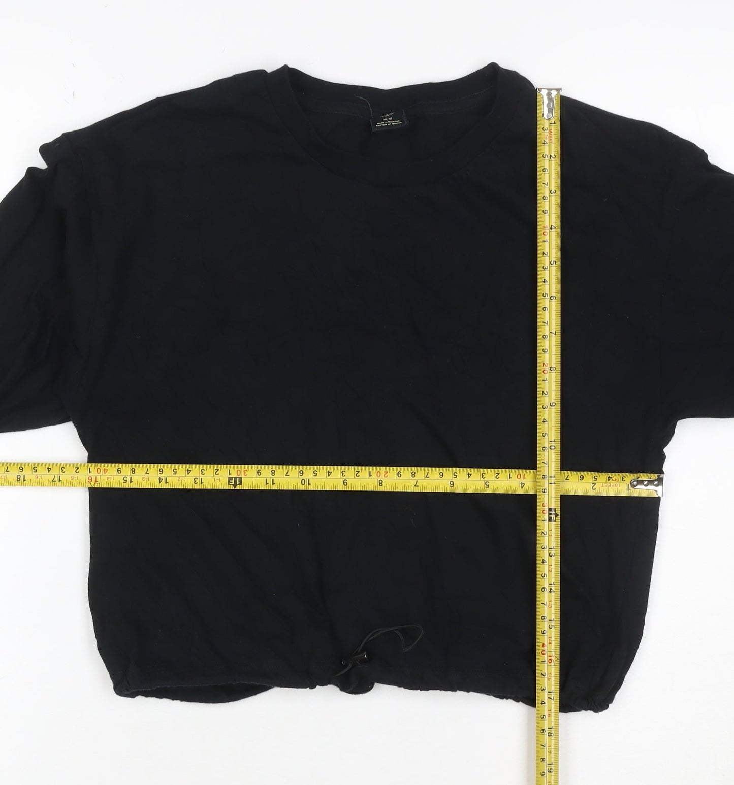 Urban Outfitters Women's Black Cotton Pullover Sweatshirt M