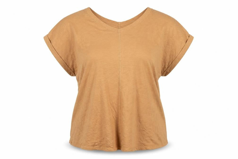 White Stuff Women's Beige Cotton Tunic Blouse UK 16 Short Sleeve