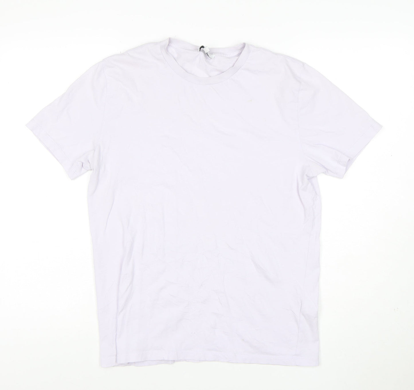 Reiss Women White Cotton Basic Short Sleeve T-Shirt S