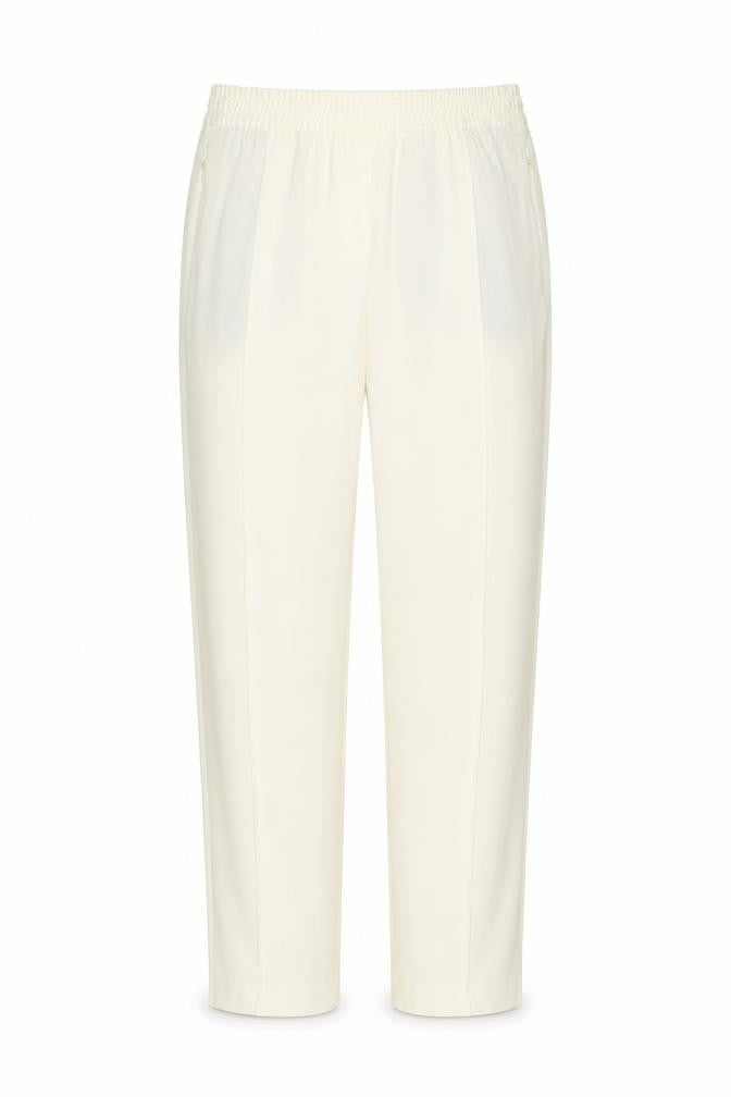 Marks and Spencer Women’s Ivory Crepe Jogger Trousers Size 12