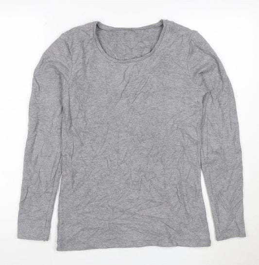 Marks and Spencer Women’s Grey Long Sleeve Heatgen Top Size 16