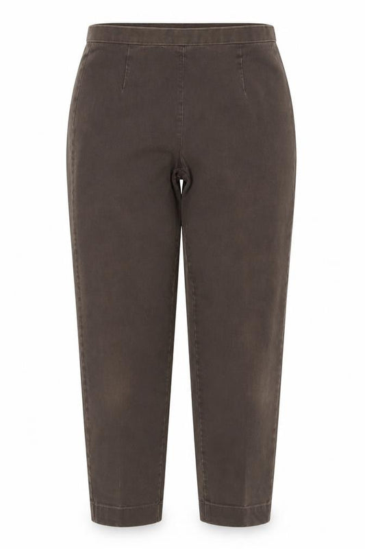 Marks and Spencer Women’s Brown Size 12 Long Straight Trousers