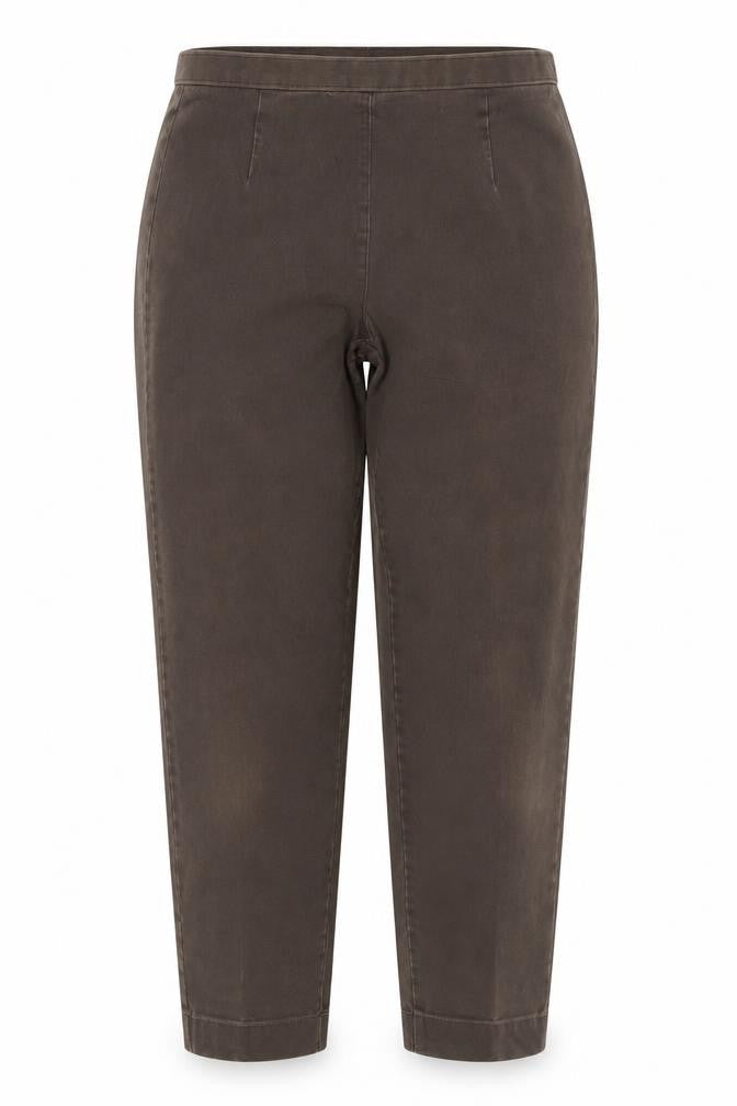 Marks & Spencer Women’s Brown Size 12 Long Straight Trousers