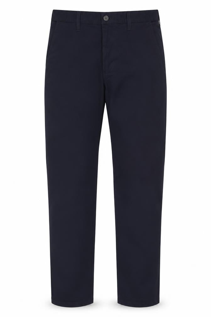Marks & Spencer Men's Blue Regular Fit Chino Trousers 30x33