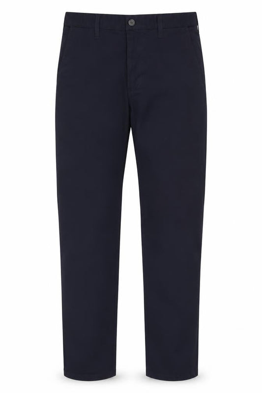 Marks & Spencer Men's Blue Regular Fit Chino Trousers 30x33