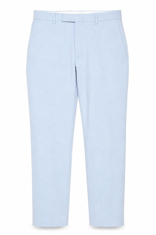 Marks & Spencer Men's Blue Slim Fit Chino Trousers 30W 33L