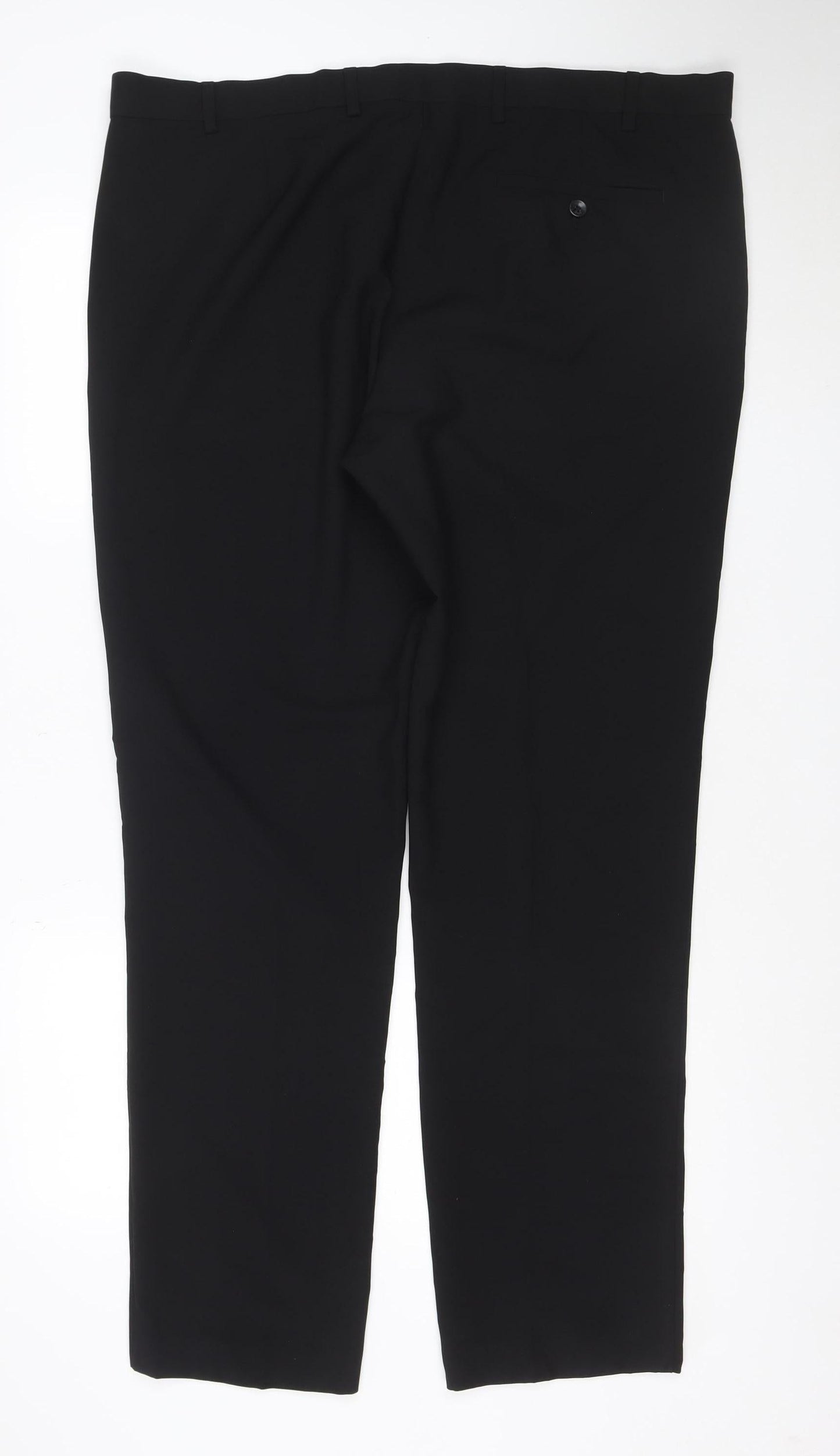 Marks and Spencer Men's Black Slim Fit Dress Trousers 42x33