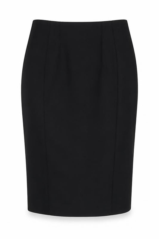 Reiss Womens Black Size 10 Pencil Skirt Lined Stretch High Rise
