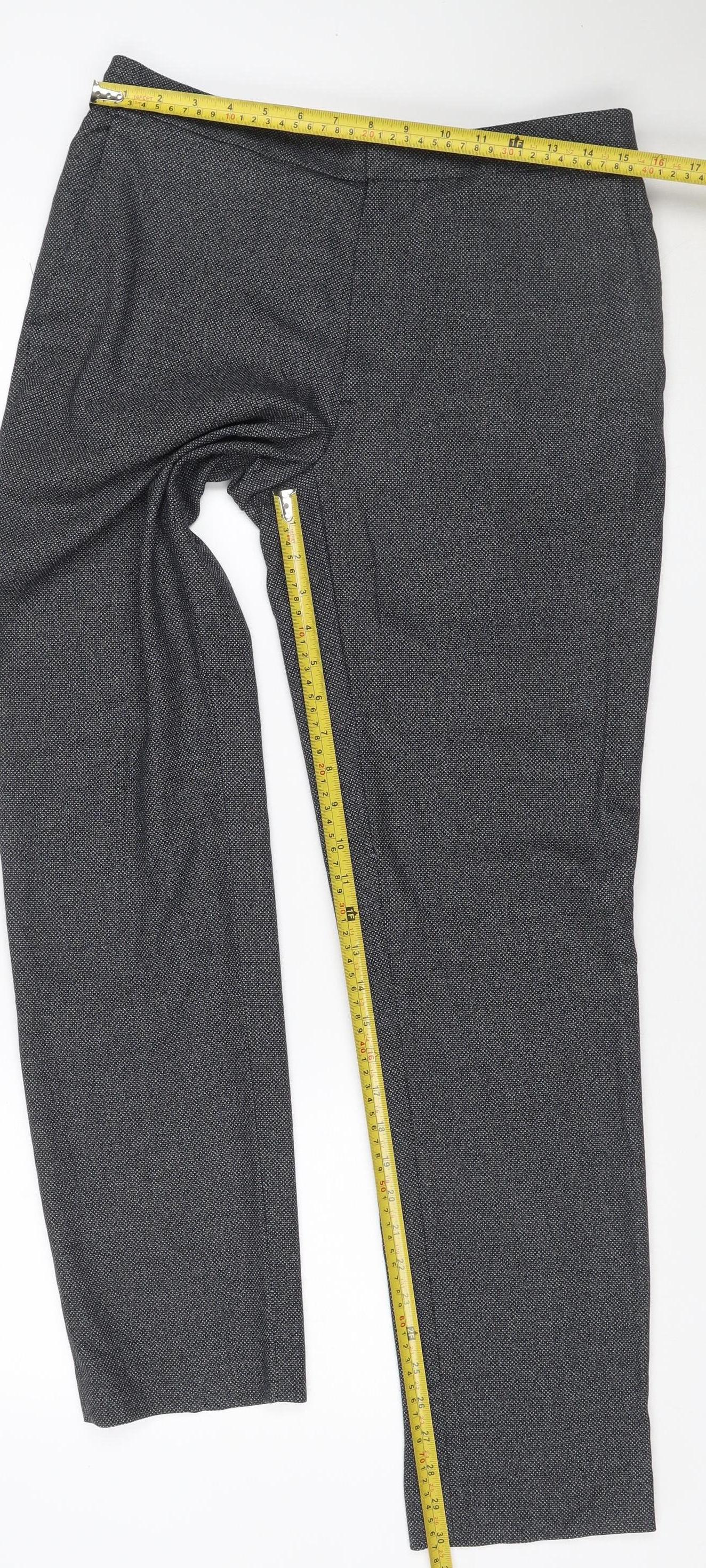 Marks and Spencer Autograph Mens Grey Slim Fit Trousers 32R