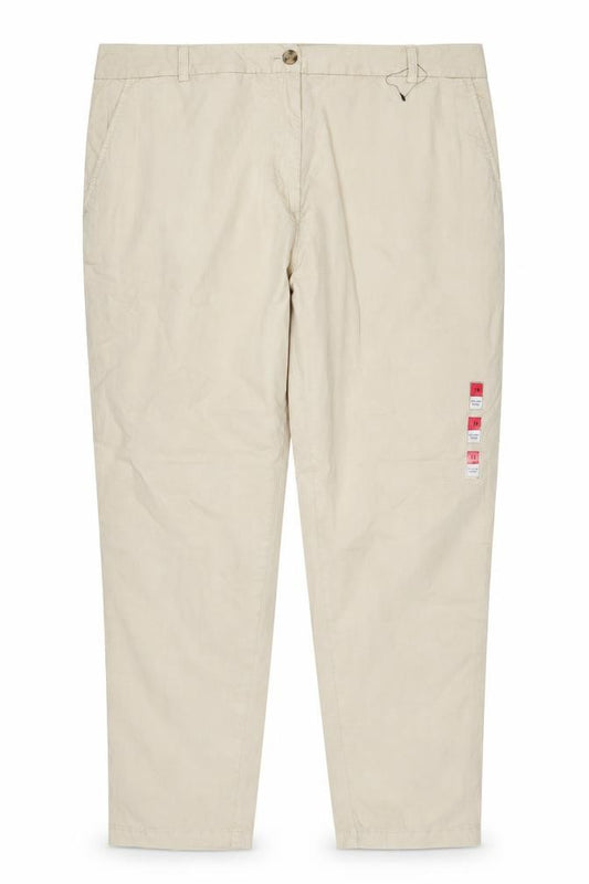 Marks and Spencer Womens Beige Chino Trousers Size 18 Cotton