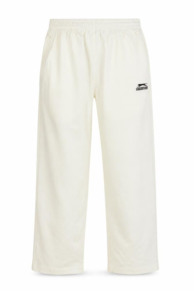 Slazenger Men Ivory Regular Fit Sweatpants S Lightweight Sports Trousers