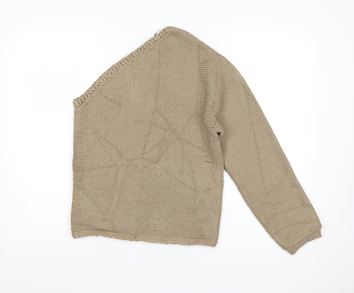 Marks and Spencer Women Beige Knit Pullover Jumper Size S