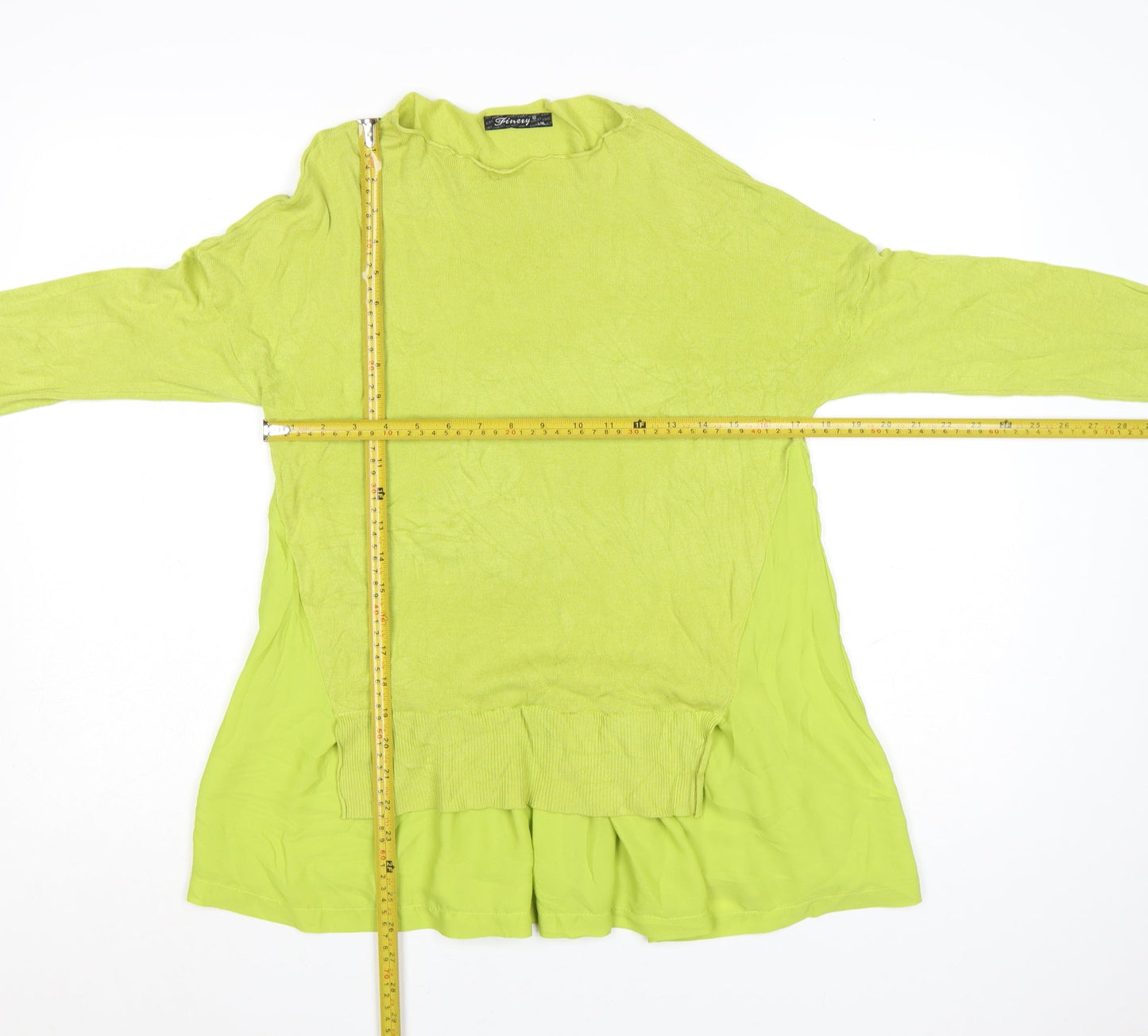 Finery Women’s Green L/XL Long Sleeve Pullover Jumper